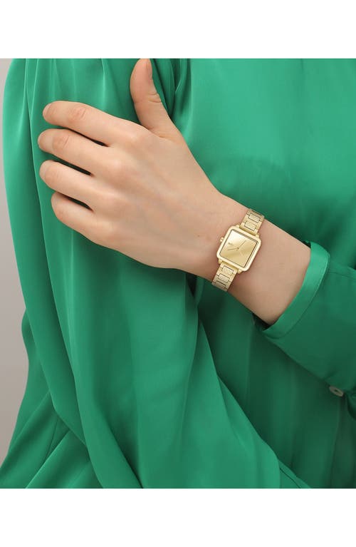 Lacoste L.12.12 Leap Bracelet Watch, 26mm X 26mm In Gold