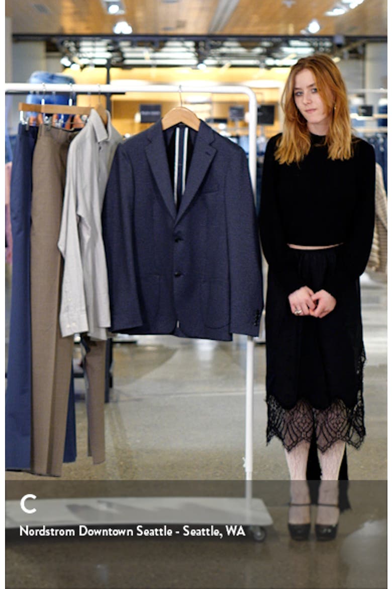 Slim Fit Textured Stretch Knit Sportcoat video