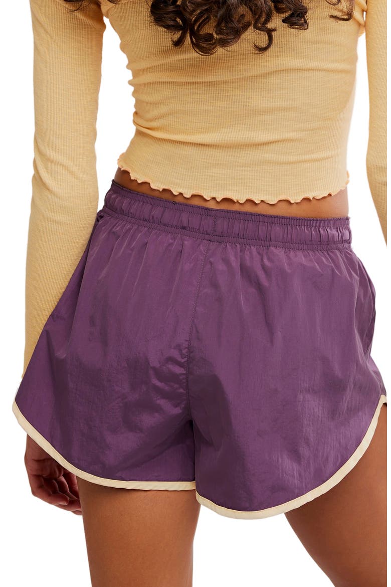 FP Movement Now or Never Run Shorts, Alternate, color, BLACKBERRY
