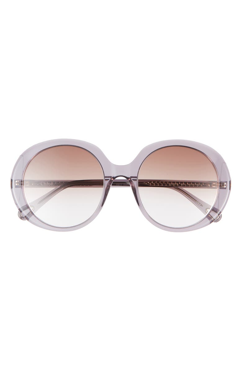 Chloé Core 54mm Round Sunglasses, Main, color,