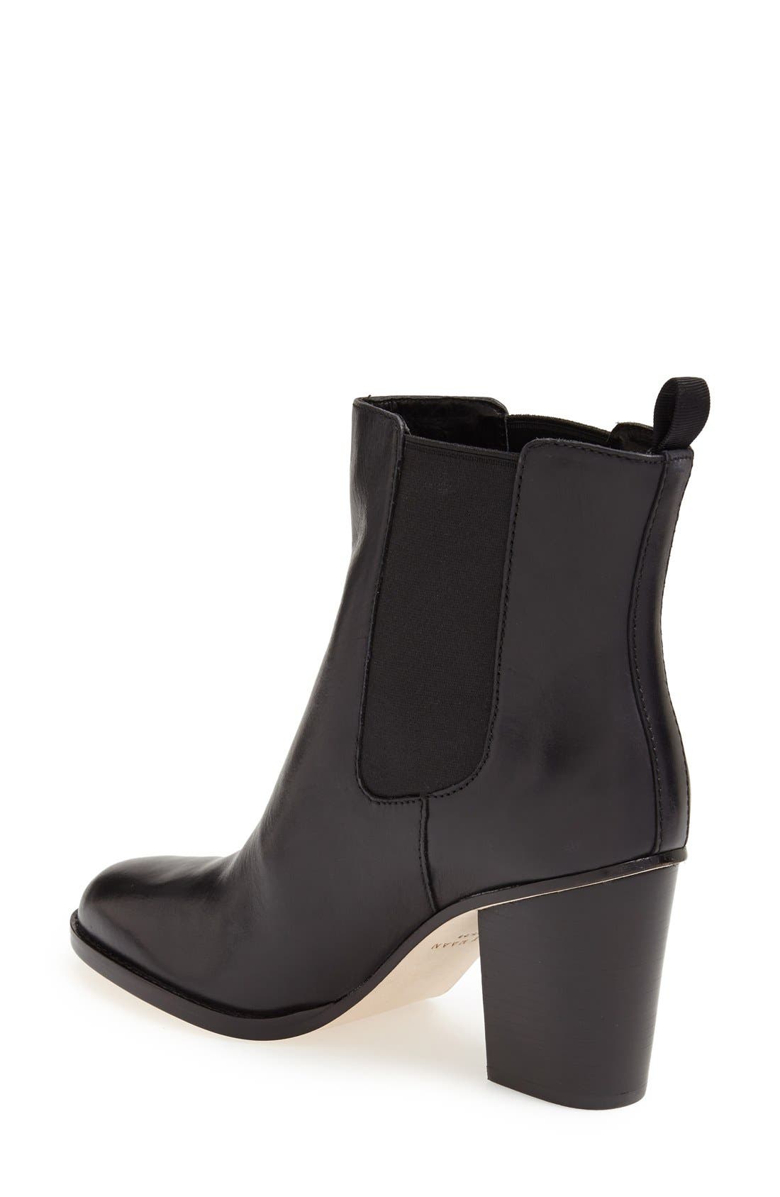 'Draven' Chelsea Boot, Alternate, color, BLACK