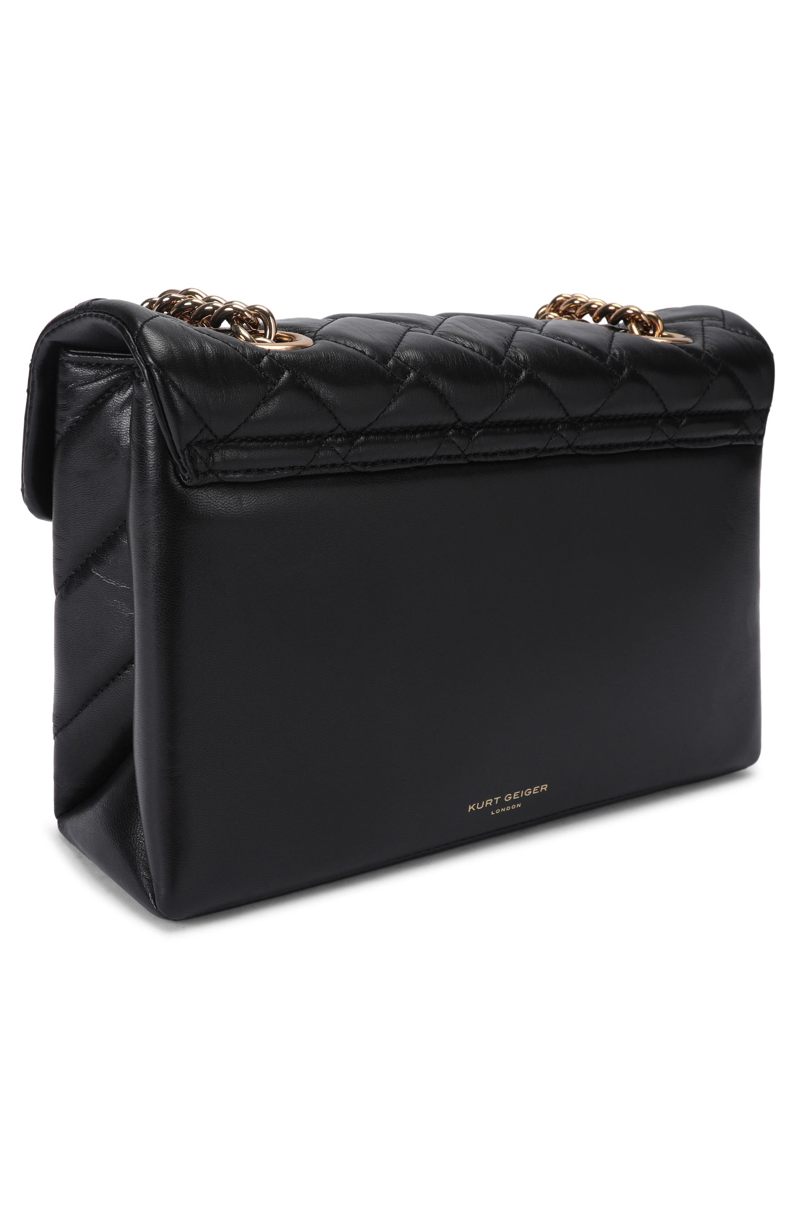 Mini Kensington Leather Crossbody Bag, Alternate, color, BLACK