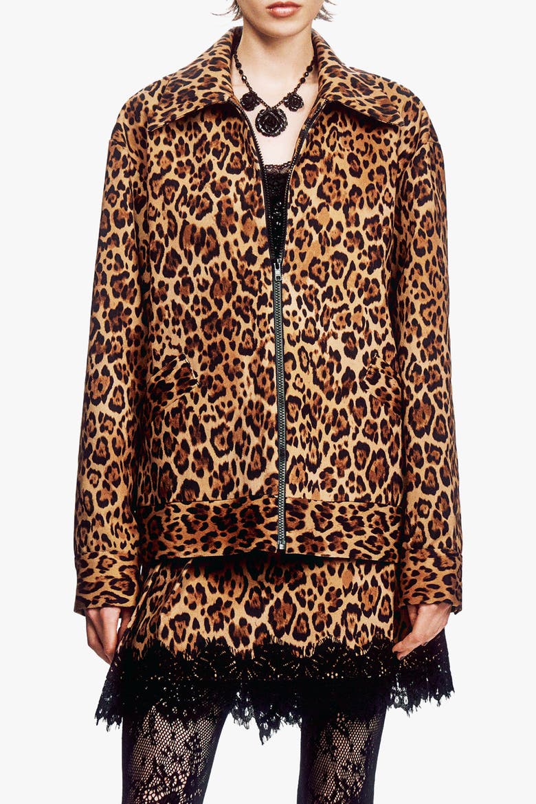 Leopard Denim, Main, color, HONEY MULTI