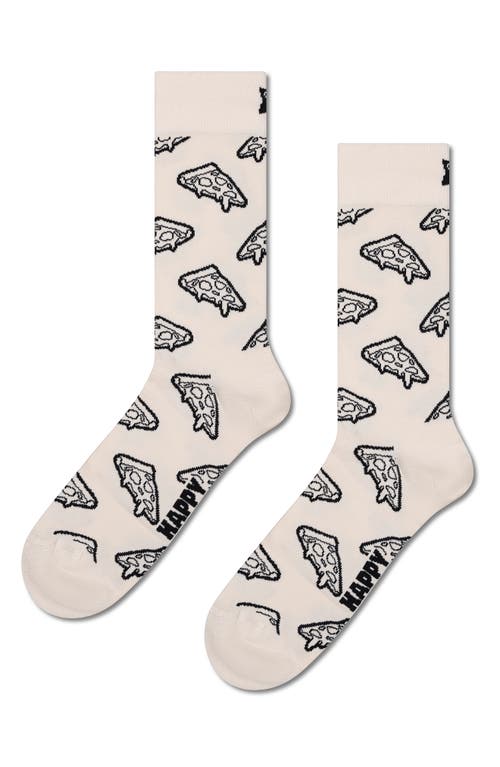 Happy Socks Black & White 3-pack Assorted Crew Socks Gift Set In Black