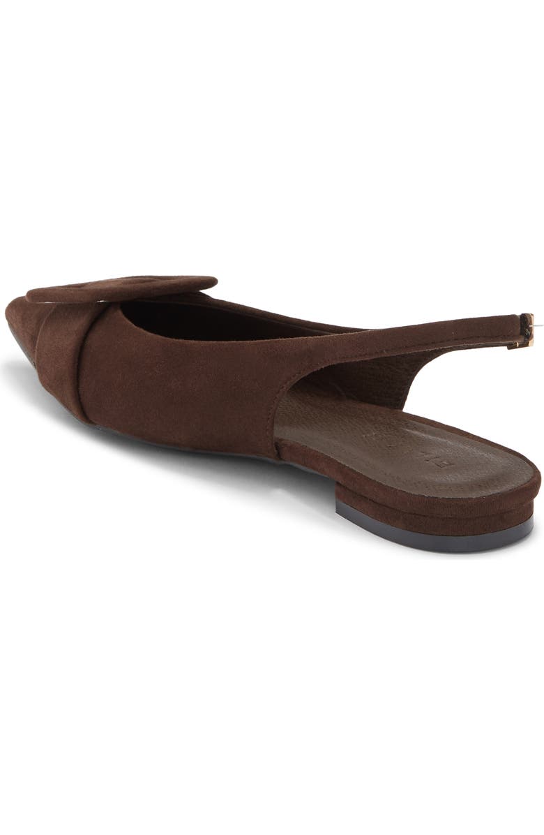 Billini Morwenna Flat, Alternate, color, Dark Cacao Suede