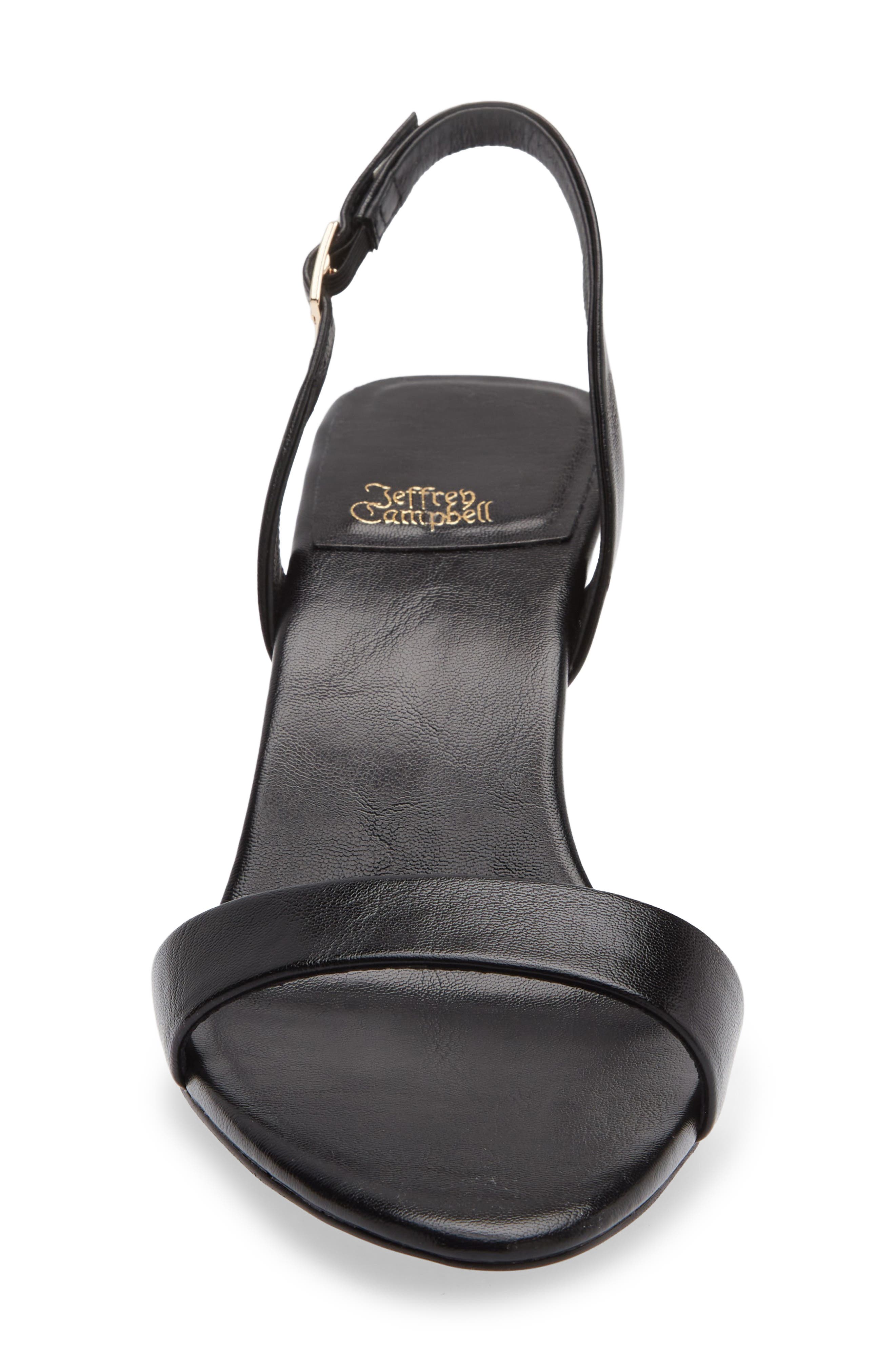Jeffrey Campbell Augustine Slingback Sandal, Alternate, color, Black