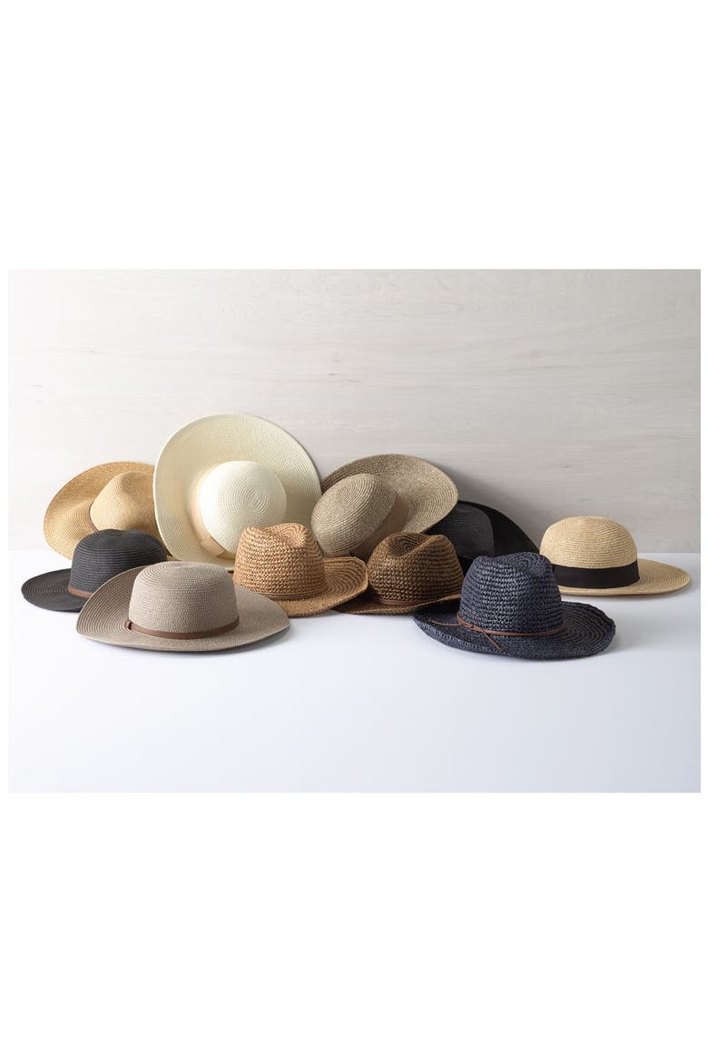 Wide Brim Sun Hat, Alternate, color, BLACK
