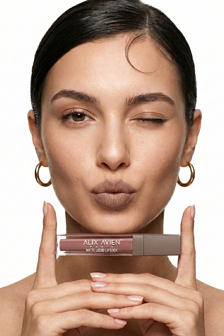 Matte Liquid Lipstick, Alternate, color, Caramel Nude