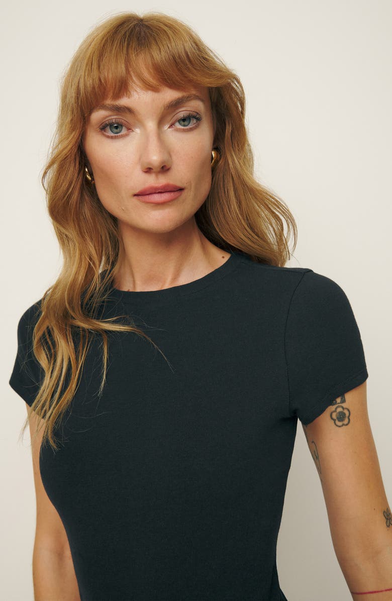 Reformation Nadia Organic Cotton Knit Minidress, Alternate, color,