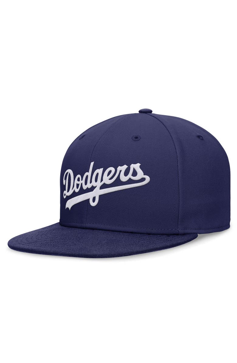 Nike Men's Nike Royal Los Angeles Dodgers Evergreen Performance Fitted Hat, Main, color, 