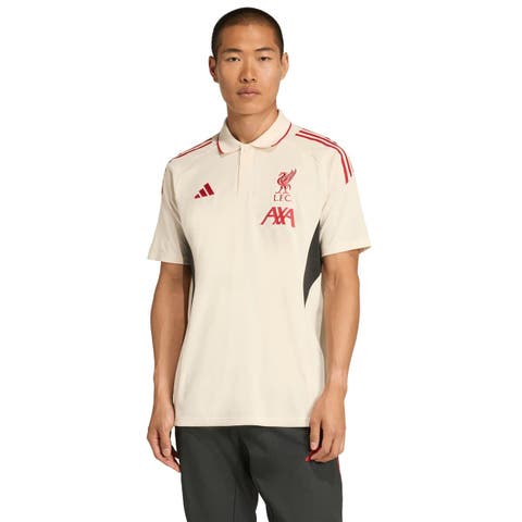 Men's adidas Cream Liverpool 2025/26 Training Polo