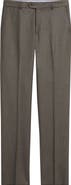 Berle Crossbred Flat Front Wool Dress Pants