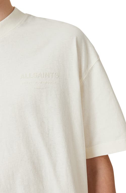 Allsaints Xander Short Sleeve Crewneck Graphic T-shirt In Neutral