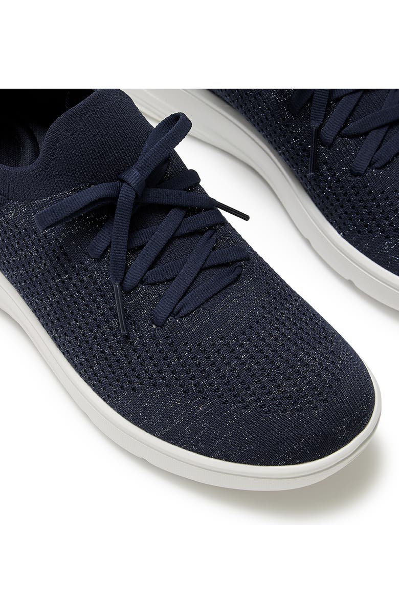 FitFlop Super-Q Knit Slip-on Sneakers, Alternate, color, Metallic Midnight Navy