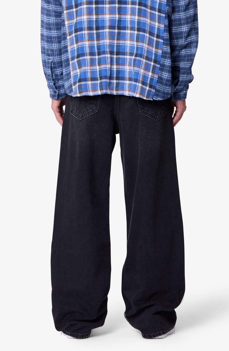 mnml Baggy Denim Jeans, Alternate, color, Stone Wash Black