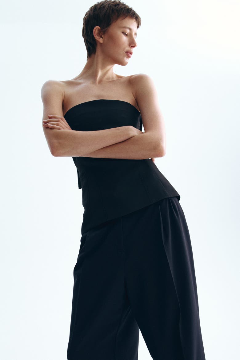 Tailored Trousers, Alternate, color, Black