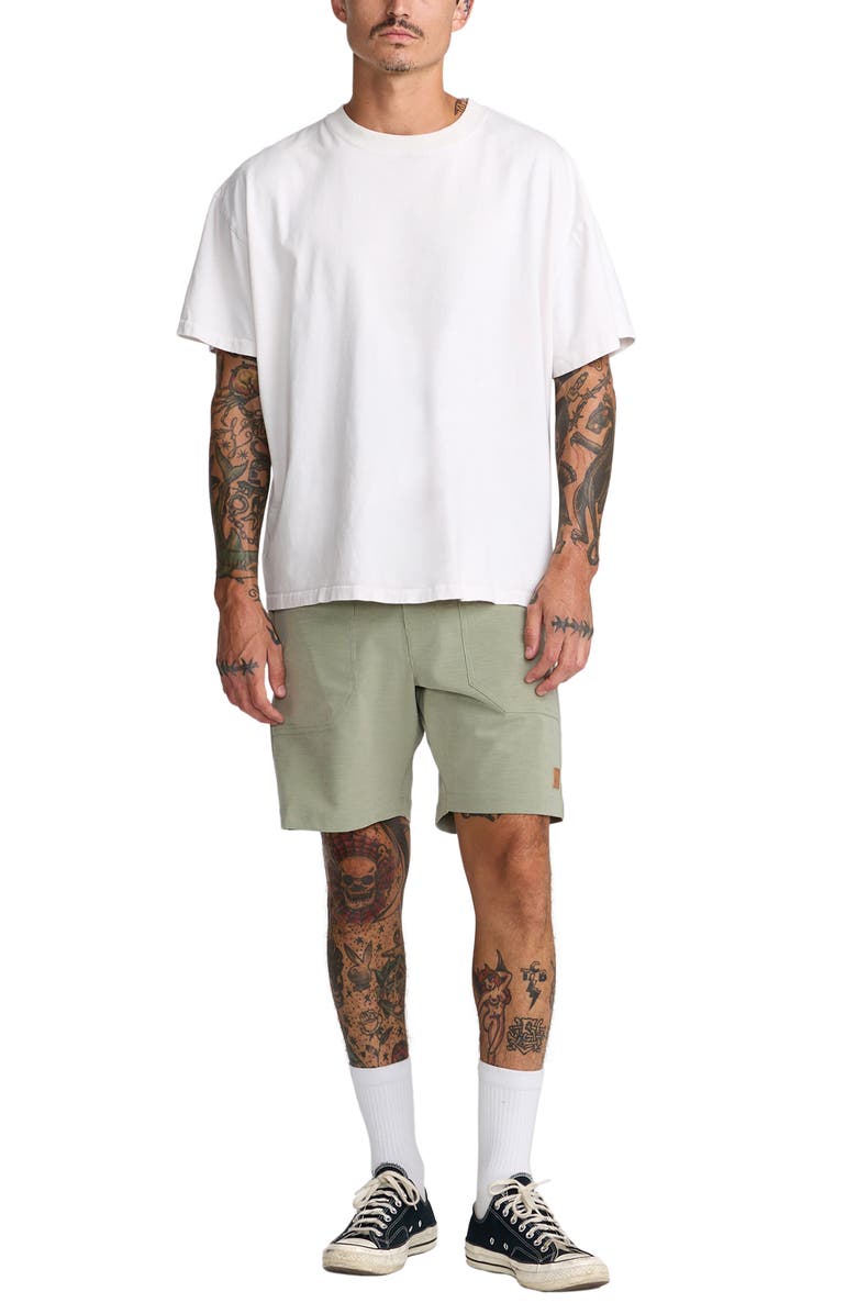 RVCA Brophy Hybrid Shorts, Alternate, color, Light Olive