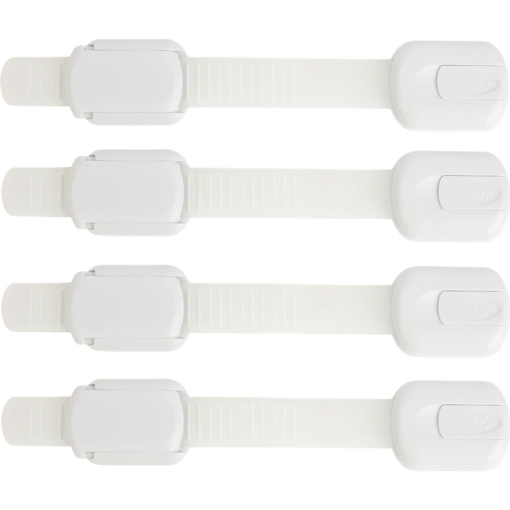 Jool Baby Multi-Use Safety Strap Locks Multi Use Strap Lock in White 8 Pack  product