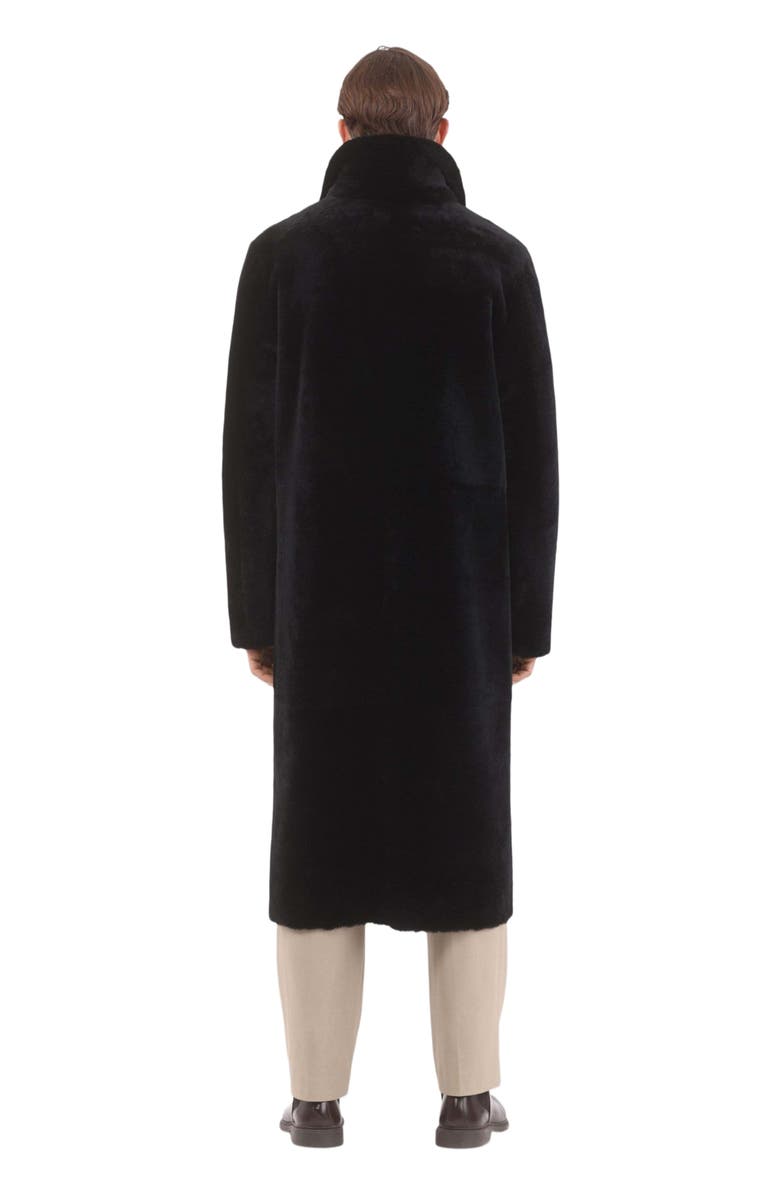 GORSKI Reversible Select Shearling Lamb Coat, Alternate, color, Black