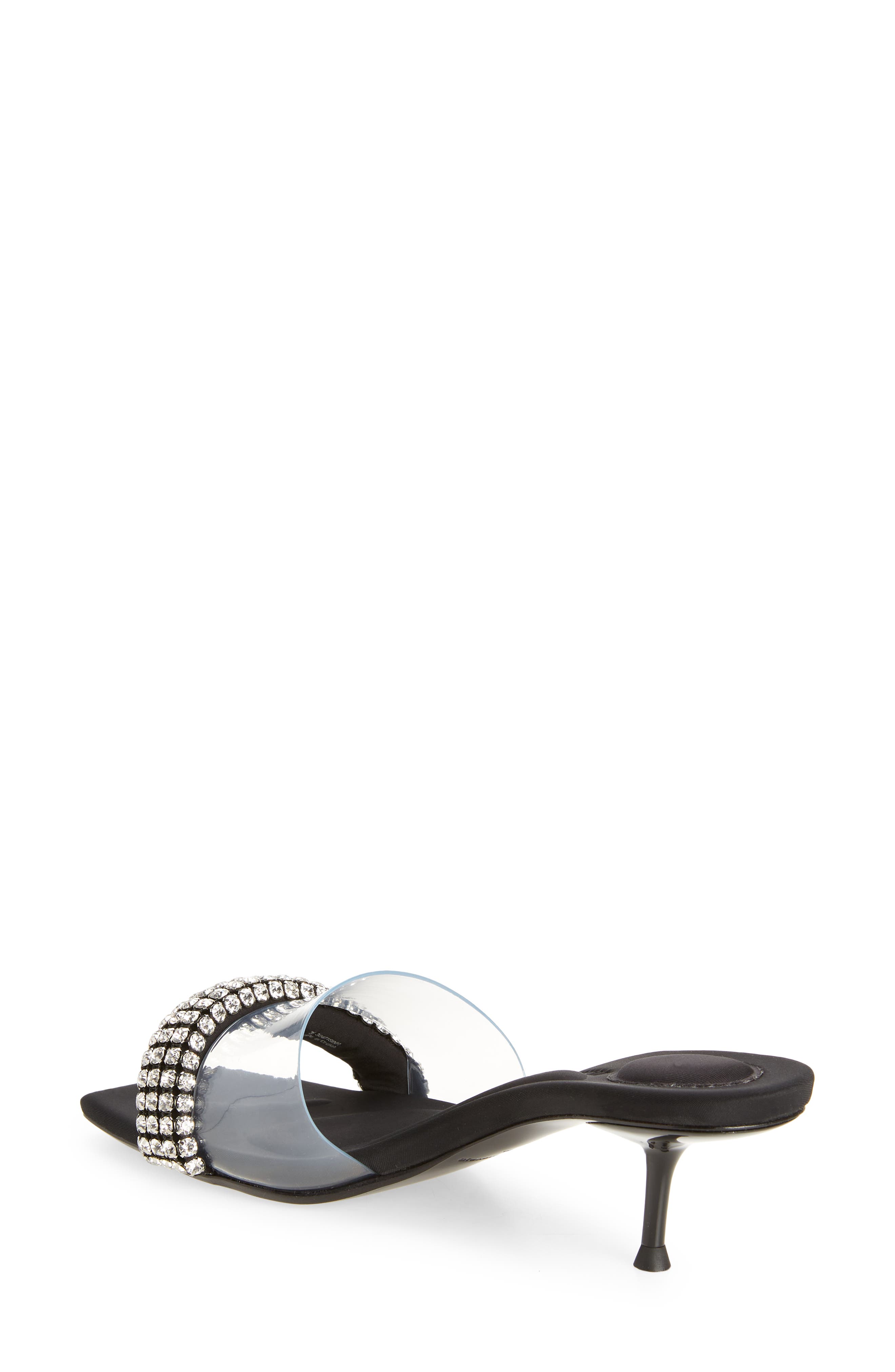Alexander Wang Jessie Crystal Embellished Slide Sandal, Alternate, color, 