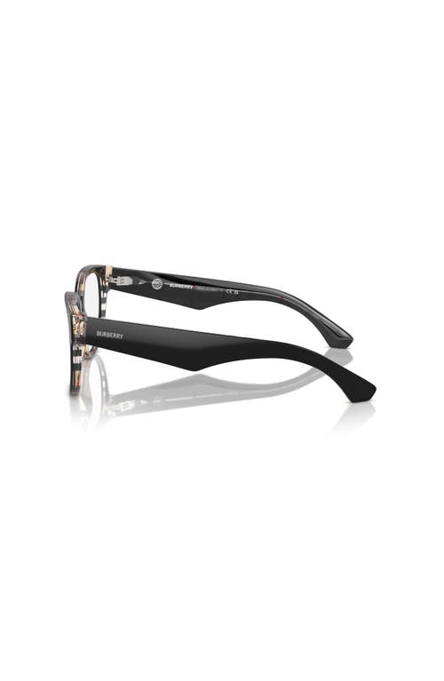 Burberry 53mm Phantos Optical Glasses In Blue