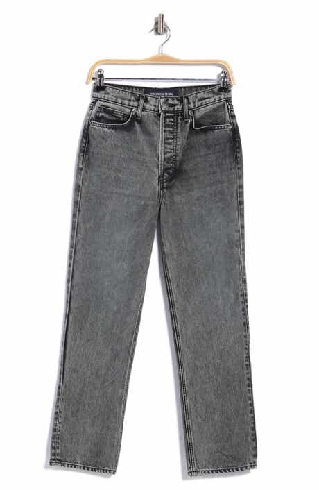 Daniela High Waist Ankle Straight Leg Jeans