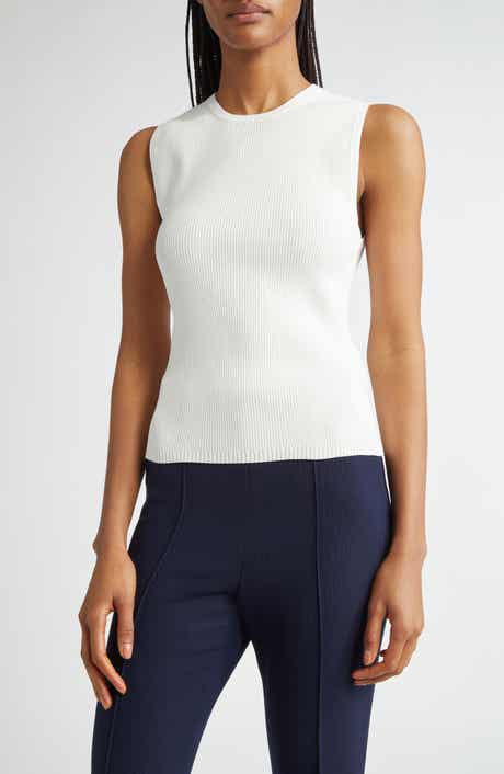 Veronica Beard Rib Sweater Tank