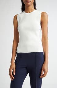 Veronica Beard Rib Sweater Tank