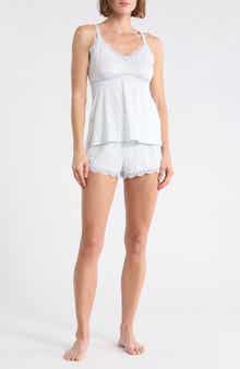 Laura Ashley Floral Lace Trim Pajamas