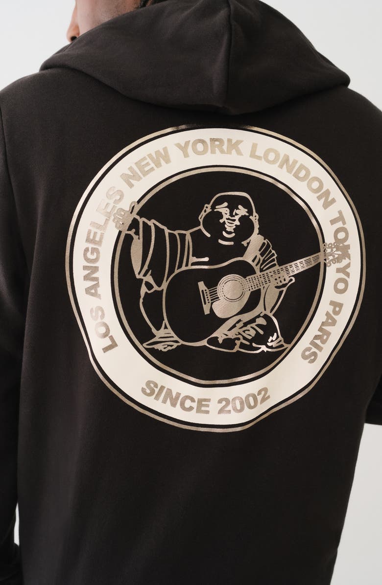 True Religion City Buddha Full-Zip Hoodie, Alternate, color, 