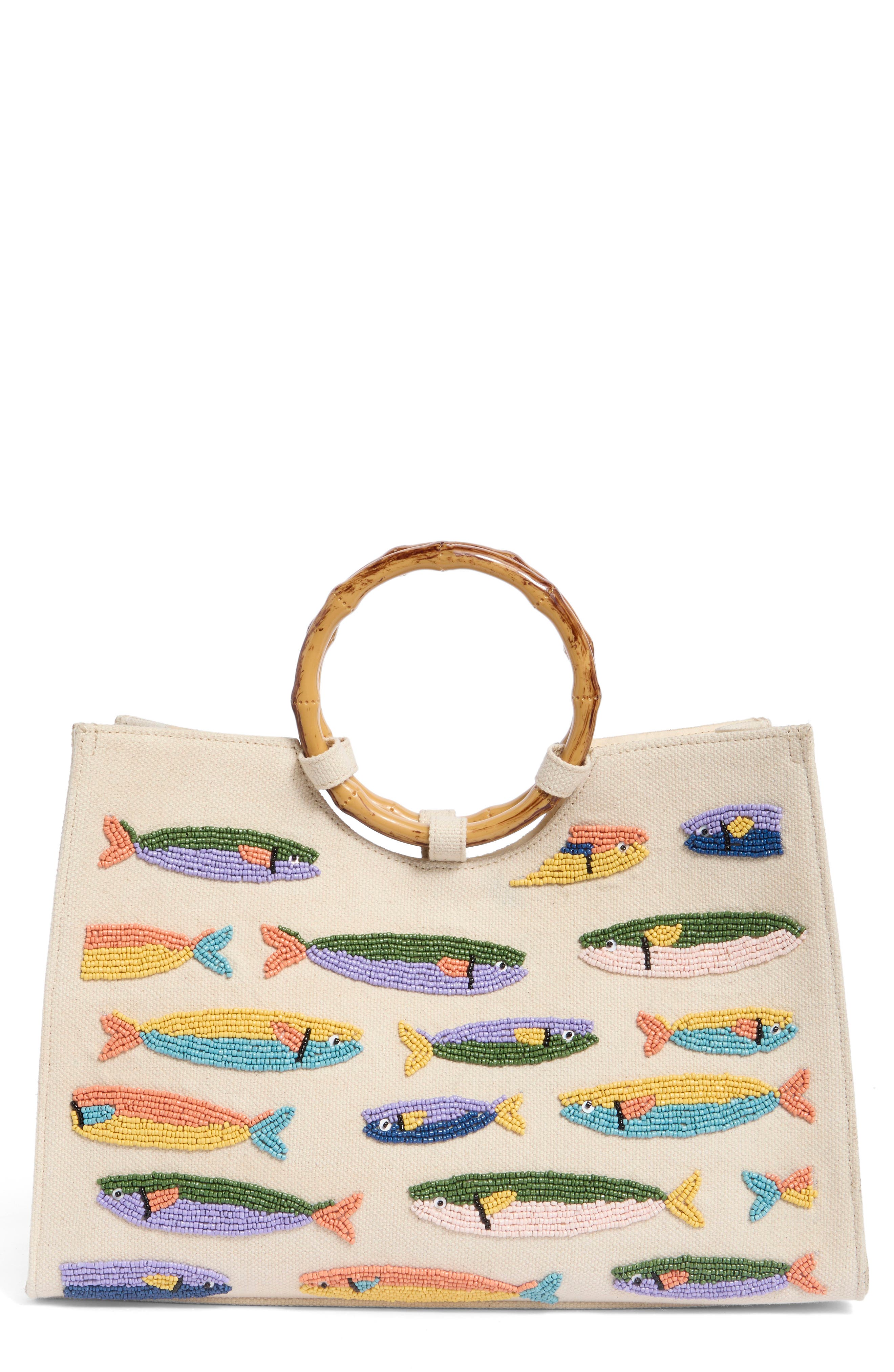 Collection XIIX Beaded Sardine Top Handle Bag
