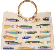 Collection XIIX Beaded Sardine Top Handle Bag