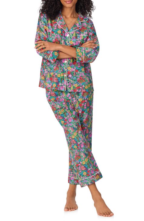 Women s 100 Cotton Plus Size Pajamas Robes Nordstrom