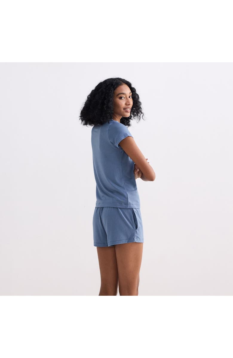 Reistor Essential Short Sleeve Tee in Blue, Alternate, color, Blue