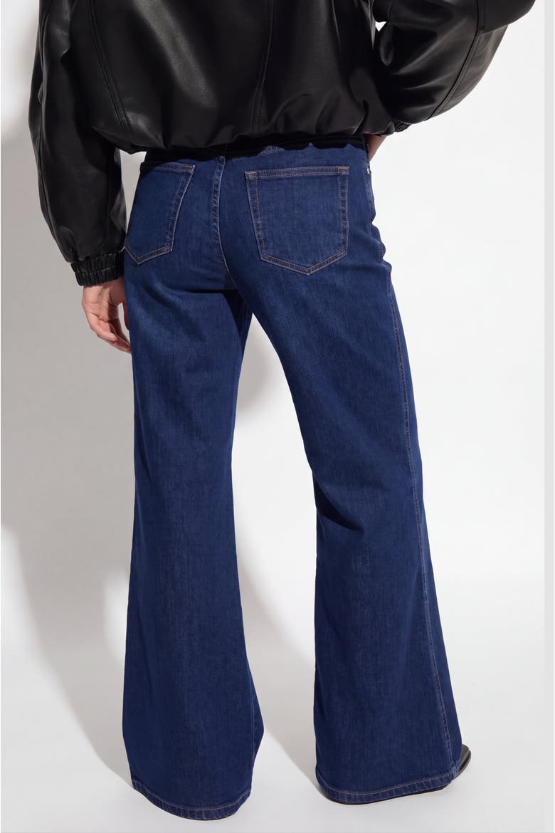 High Waist Baggy Jeans, Alternate, color, Blue Wash
