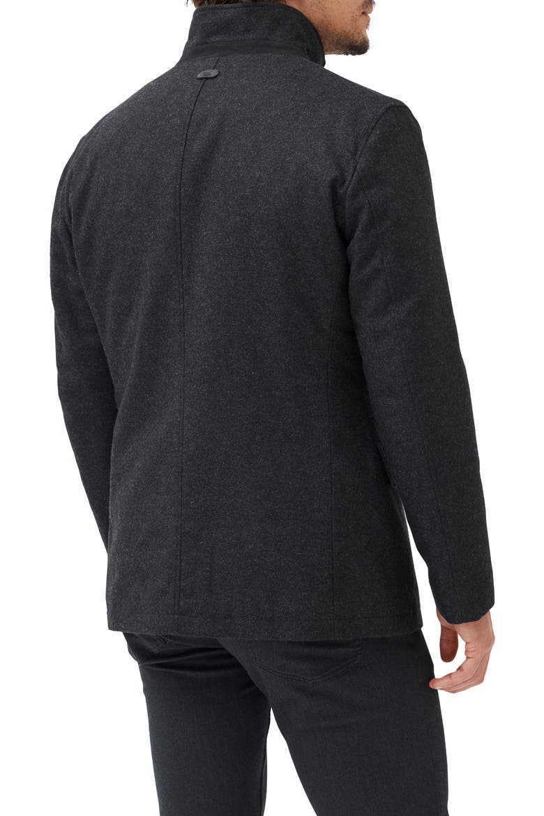 Longbush Wool Blend Jacket, Alternate, color, GRAPHITE