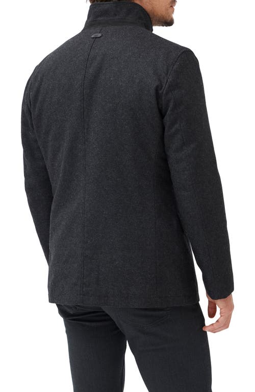Rodd & Gunn Longbush Wool Blend Jacket In Graphite