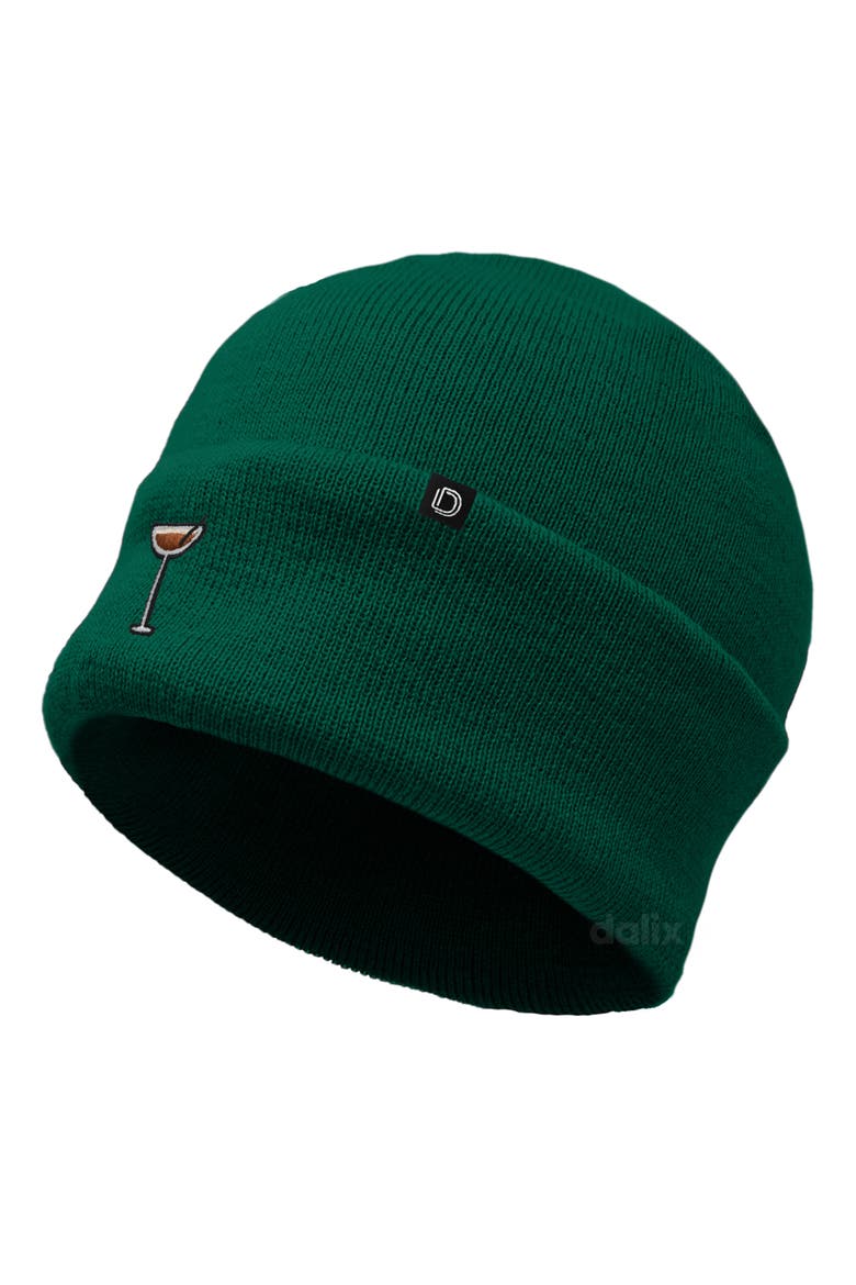 Coffee Martini Beanie Cap, Alternate, color, Green