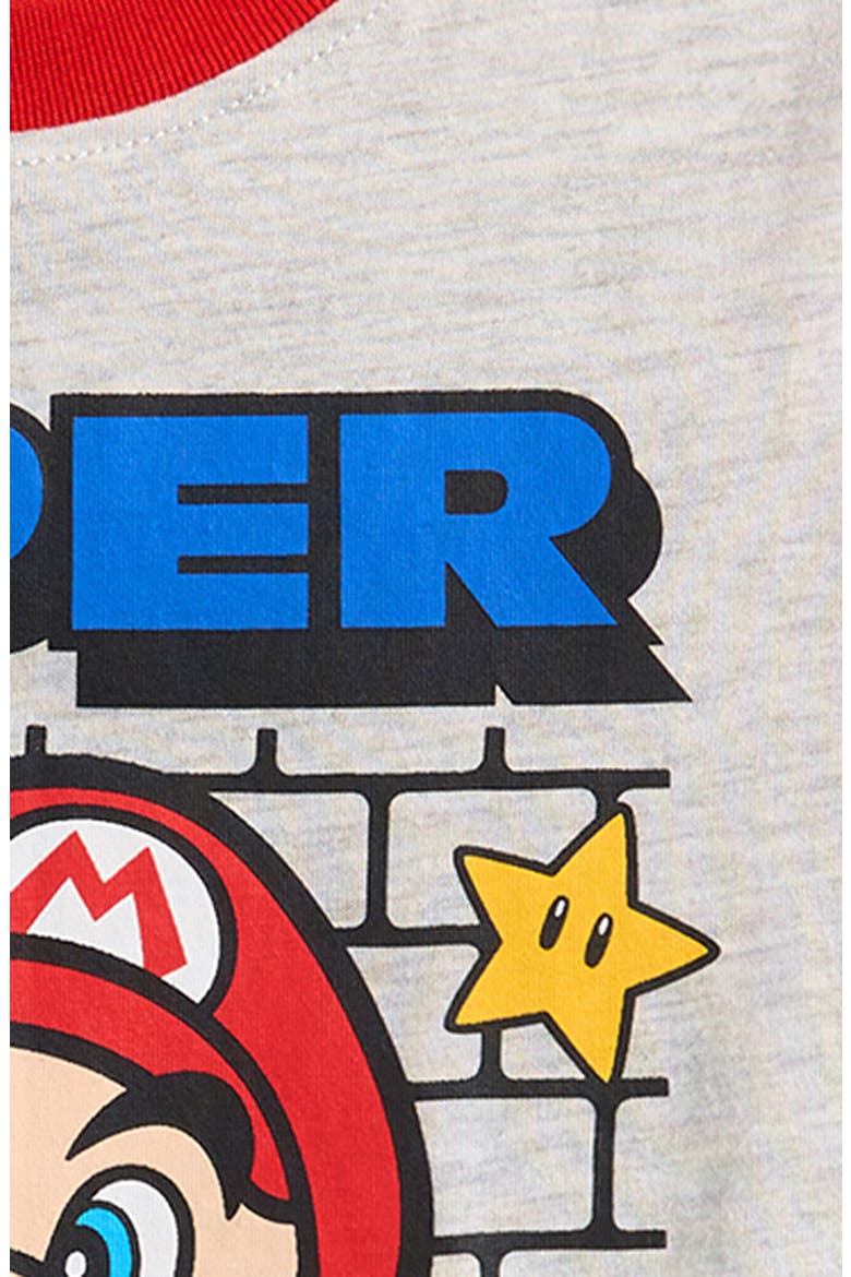 Kids' Mario Group Go Graphic T-Shirt, Alternate, color, OATMEAL HEATHER