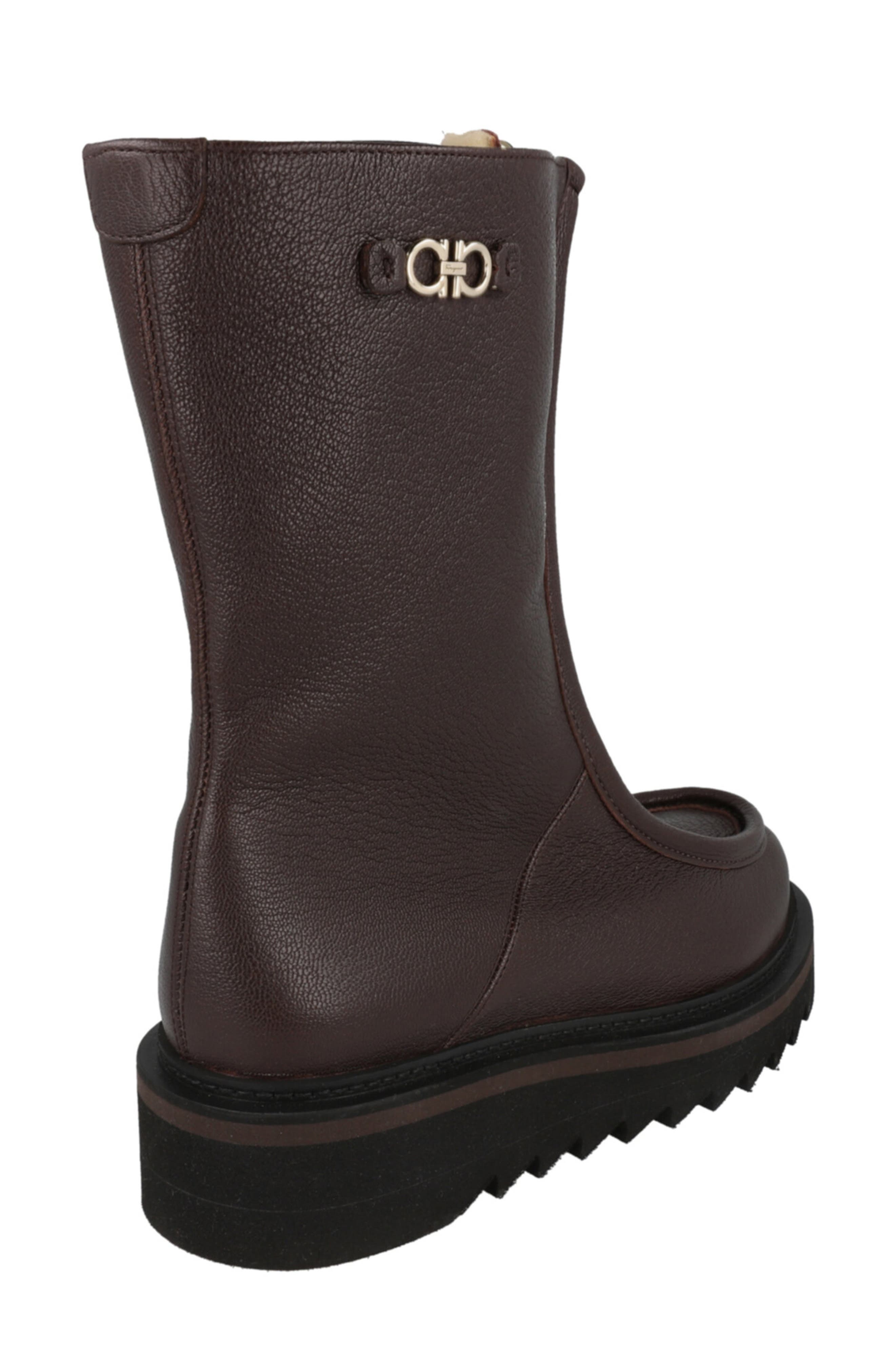 Eurialo Leather Boot, Alternate, color, BROWN