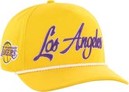 '47 Men's '47  Gold Los Angeles Lakers Overhand Logo Hitch Adjustable Hat