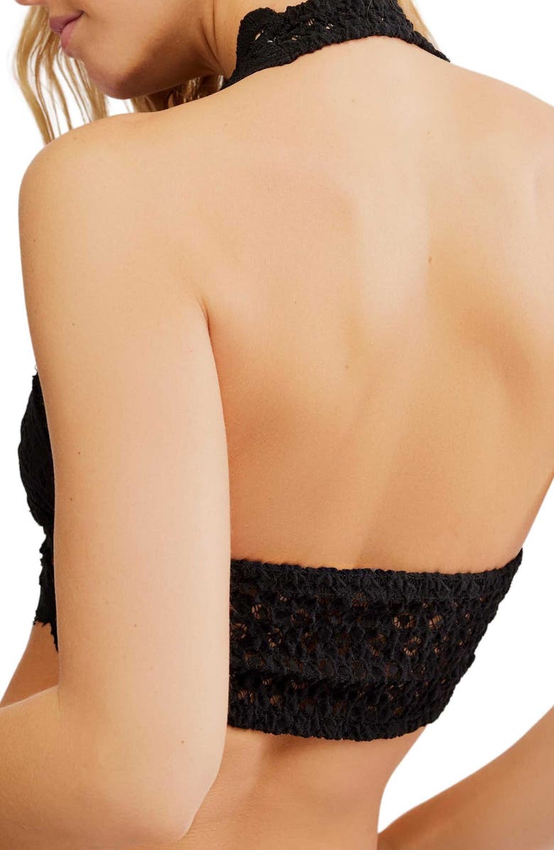 Free People Adella Lace Halter Bralette, Alternate, color, 