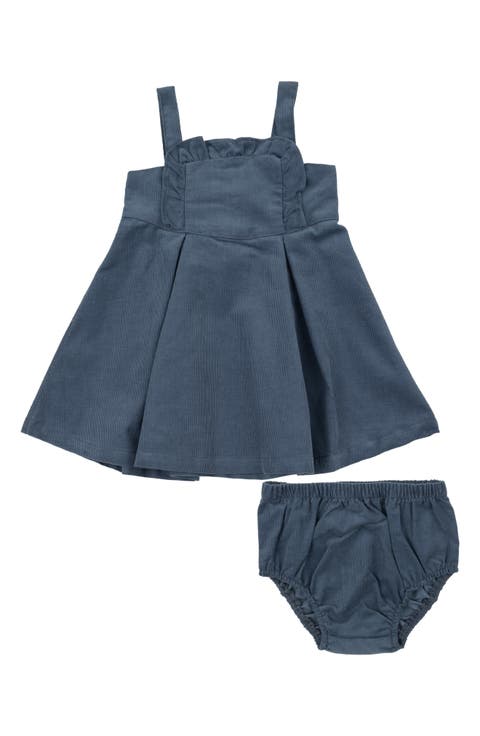 Corduroy Jumper Dress & Bloomers (Baby)