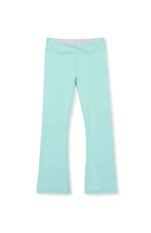 LANDS' END LANDS' END GIRLS HIGH WAISTED ACTIVE FLARE LEGGINGS