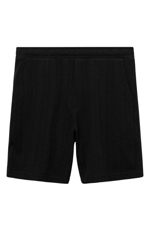 Structured Knit Shorts