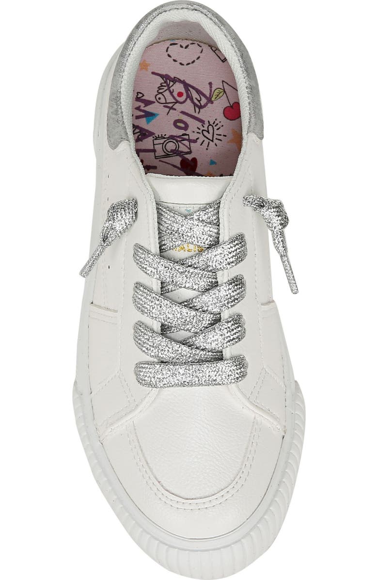 Blowfish Malibu Kids' Cambria Sneaker, Alternate, color, White/ Silver