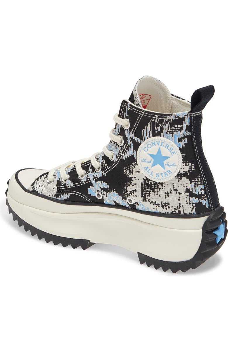 Converse Chuck Taylor<sup>®</sup> All Star<sup>®</sup> Run Star Hike Floral High Top Platform Sneaker, Alternate, color,