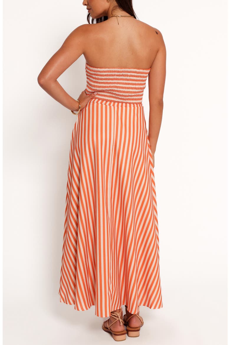 Serafina Stripe Crop Top & Maxi Skirt Set, Alternate, color, ORANGE BEIGE STRIPE