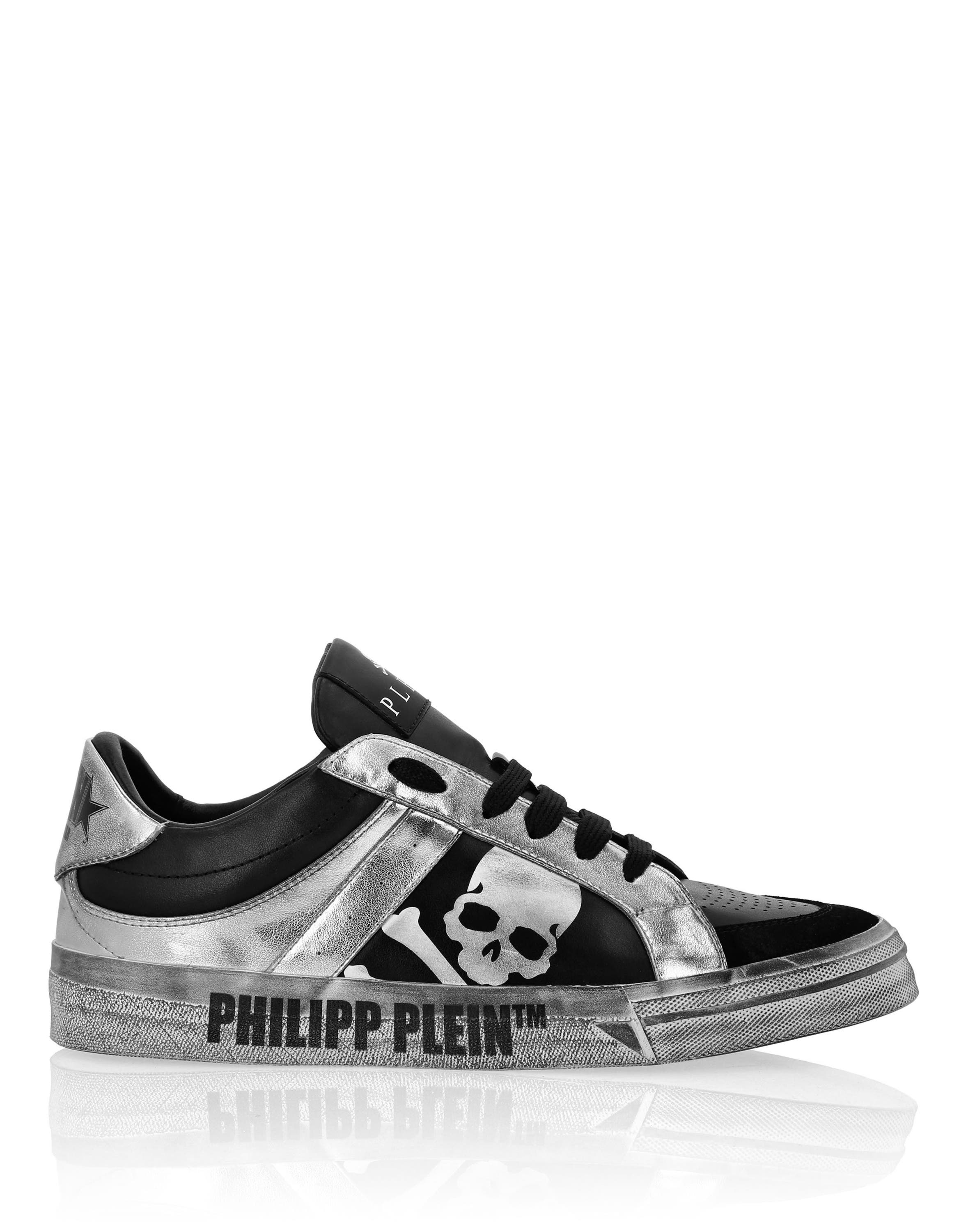 Low-Top Sneakers Retrokickz Unisex, Alternate, color, black/silver
