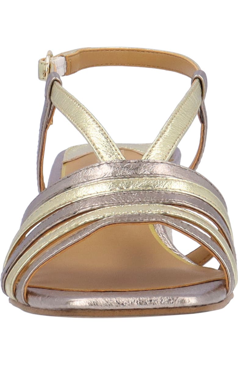 J. Reneé Regan Slingback Sandal, Alternate, color, Taupe/ Gold